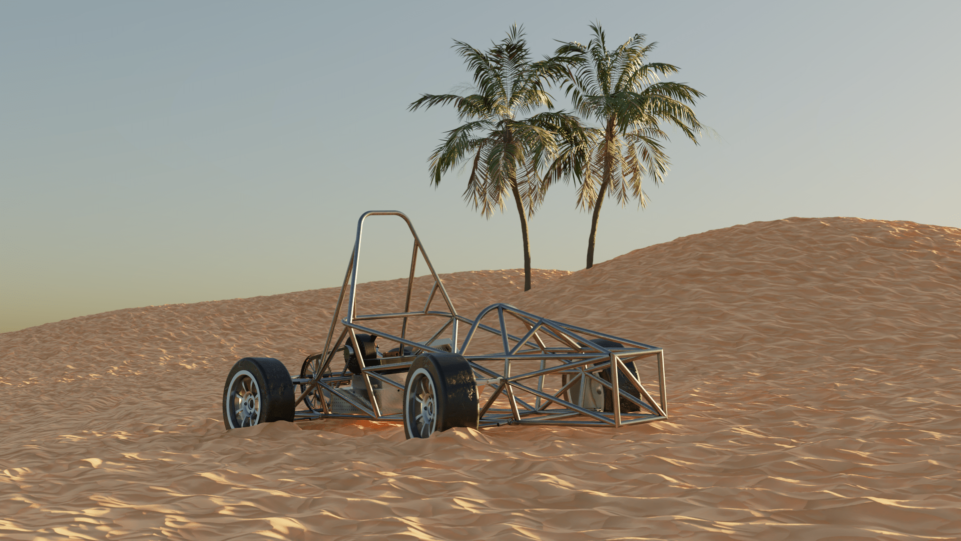 FSAE Electric Blender Rendering