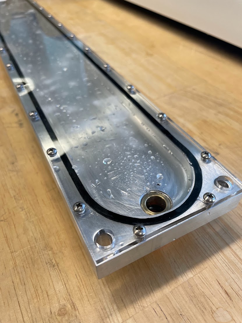 FSAE GR24 Battery Cooling Cold Plate Leak Test